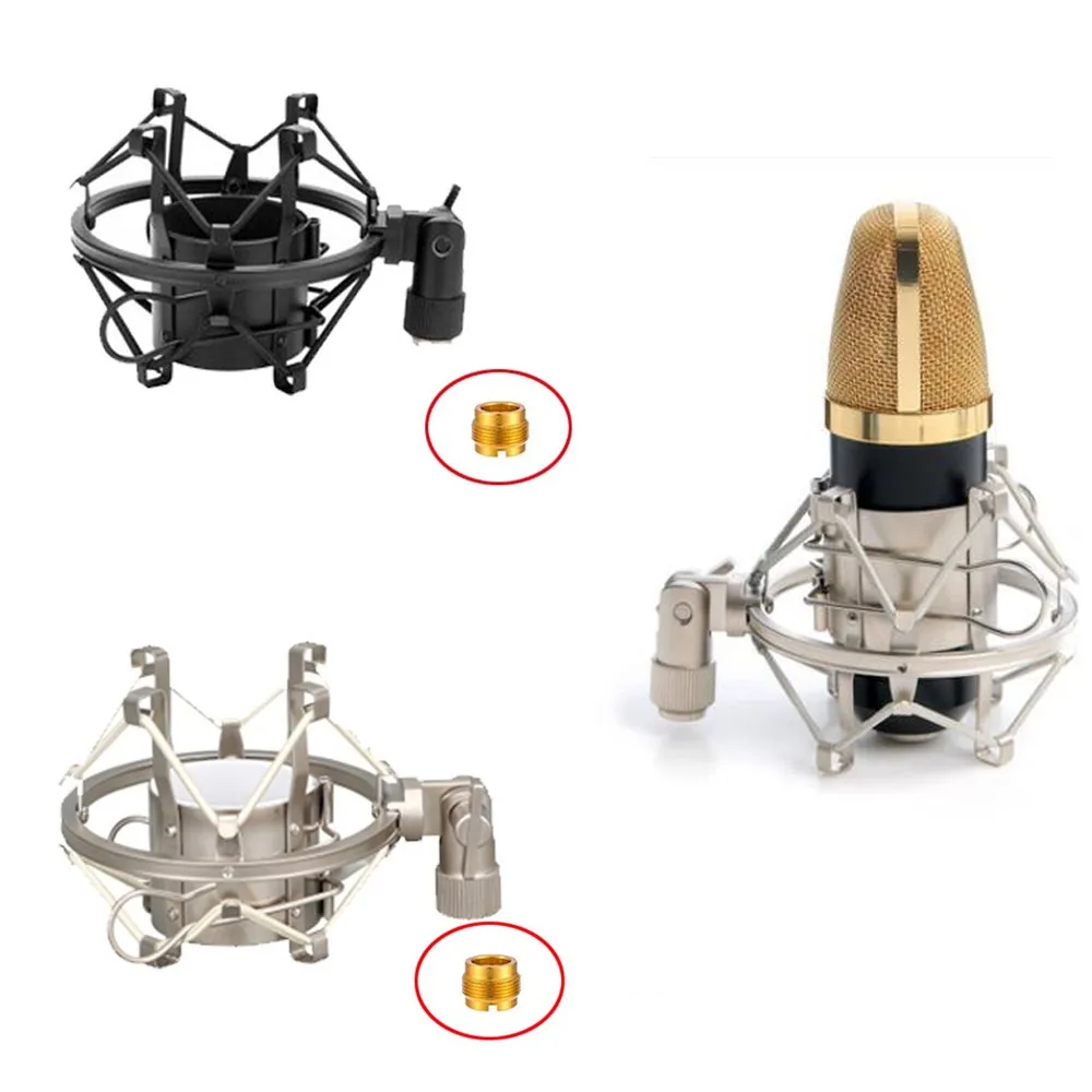 

Universal Studio Condenser Microphone Stand Metal Shock Mount Holder 5.0cm For Musical Instrument Performance Equipment