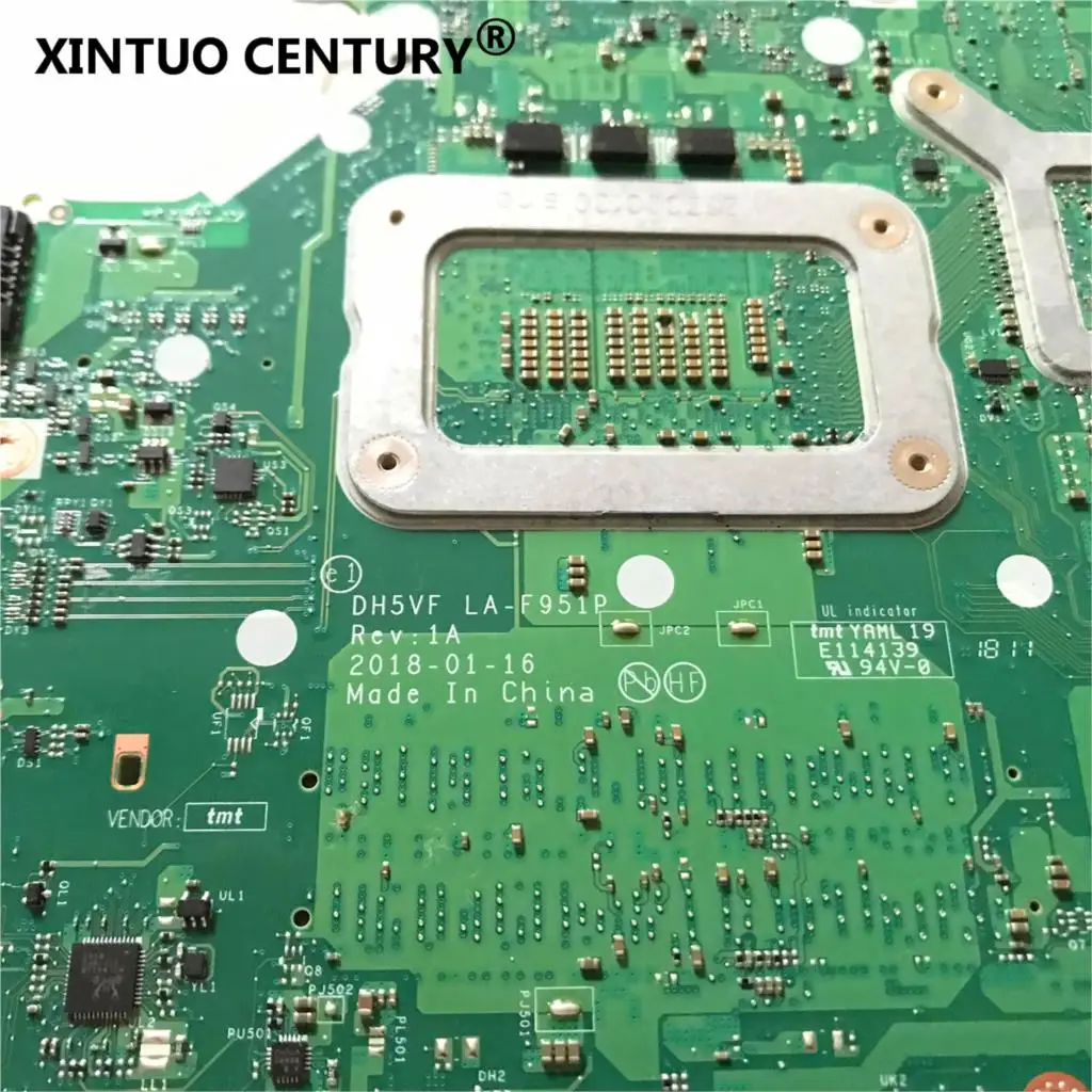 Verkaufen DH5VF LA-F951P Für ACER Nitro AN515-52 Laptop Motherboard NB.Q3L 11,001 NBQ3L11001 Mit SR3Z0 I5-8300HQ CPU GTX1050Ti 4GB