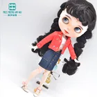 Модные новые кожаные куртки на высоком каблуке для куклы Blyth кукла азон OB23 OB24 аксессуары для кукол