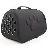 dogs cat folding pet carrier cage collapsible puppy crate handbag carrying bags pets supplies transport accessories black