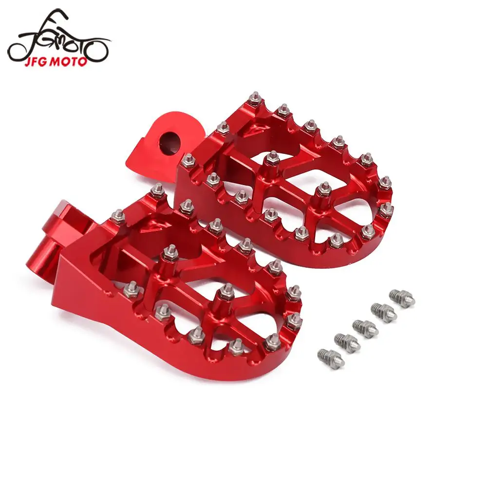 Подножки для мотоцикла с ЧПУ колышки ног CR50 CR65 CR125 WR125 CR150 CR250 WR250 TC250 TE250 TXC250 WR300 TE310