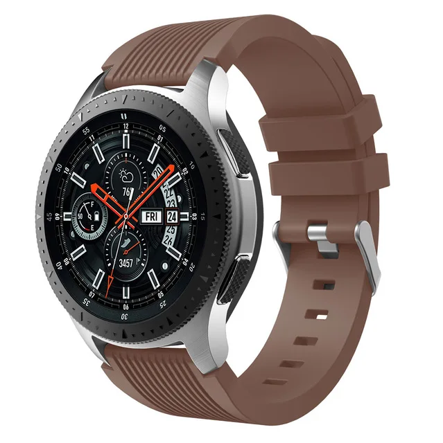 22 мм спортивные часы из мягкого силикагеля ремешок для Huami Amazfit Stratos Смарт-часы для Amazfit Pace Stratos 2/2S ремешки Браслет - Цвет: coffee