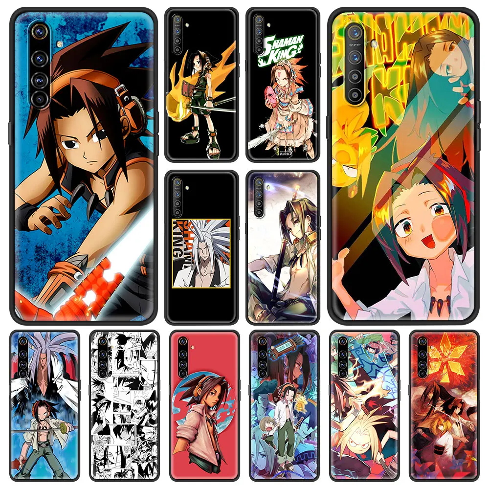 

Аниме Чехол Yoh Asakura Shaman King для Oppo A54 5G A53 A16 A74 A52 A9 2020 черный чехол для Realme 9 8 7 6 Pro C3 C21 чехол для телефона