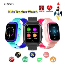 4G Kids GPS Tracker Smartwatches Body Temperature Heart Rate Monitoring Waterproof Smart SIM Phone Clock Available in Turkey T5S