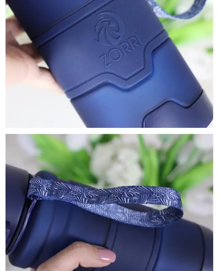 Лучшая Спортивная бутылка для воды ZORRI тритана сополиестра пластиковая фитнеса