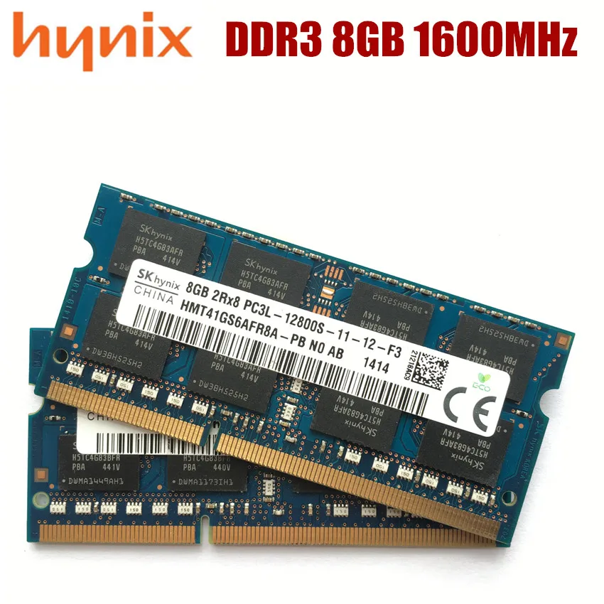 Набор микросхем Hynix 2 ГБ 4 8 PC3L 12800S DDR3 2G 4G 8G 1600 МГц память для ноутбука модуль ОЗУ