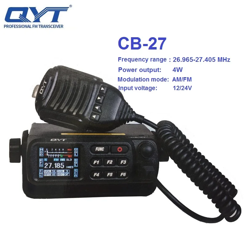 Радиостанция QYT CB 27 режим AM/FM 26 965 405 МГц|Рации| |