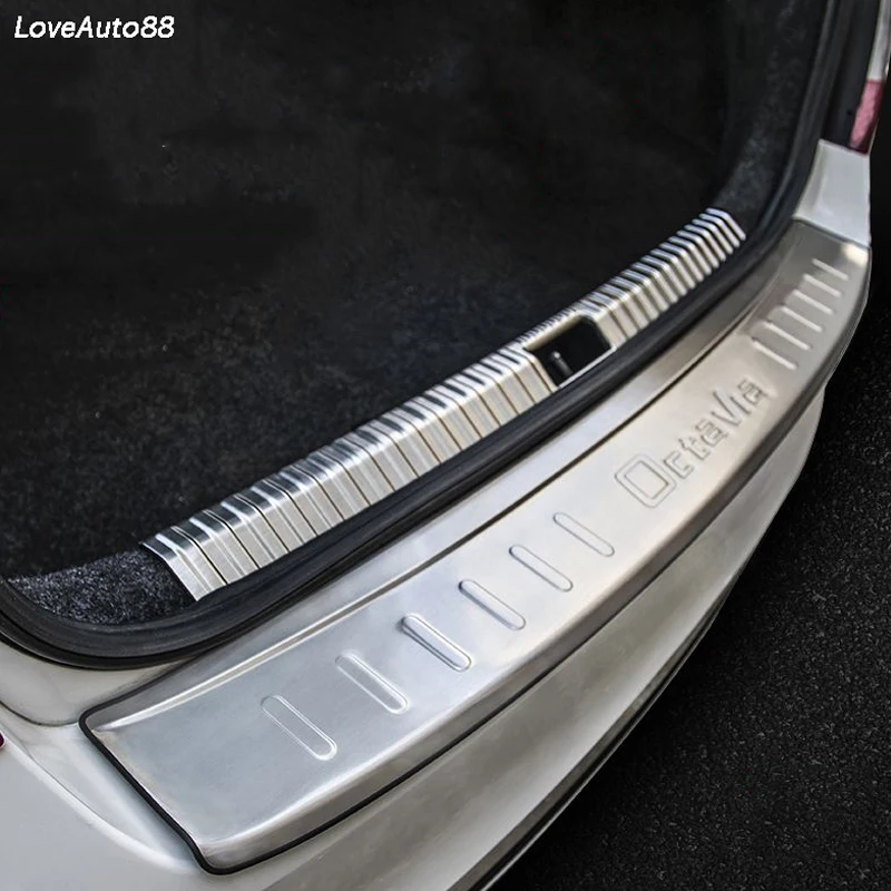 Внешняя внутренняя и внешняя аргументы из нержавеющей стали задний бампер