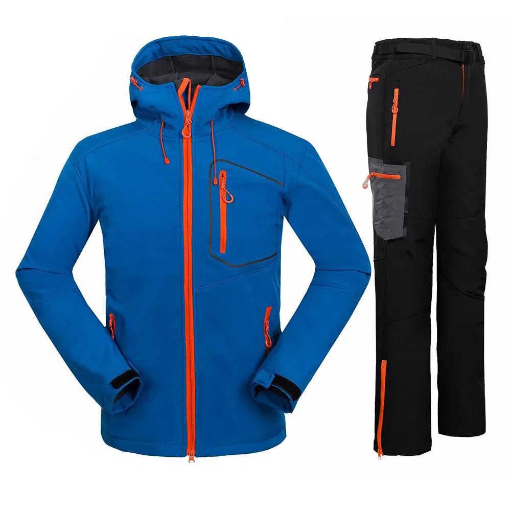 2017 зимняя водонепроницаемая куртка для альпинизма и горного туризма + штаны