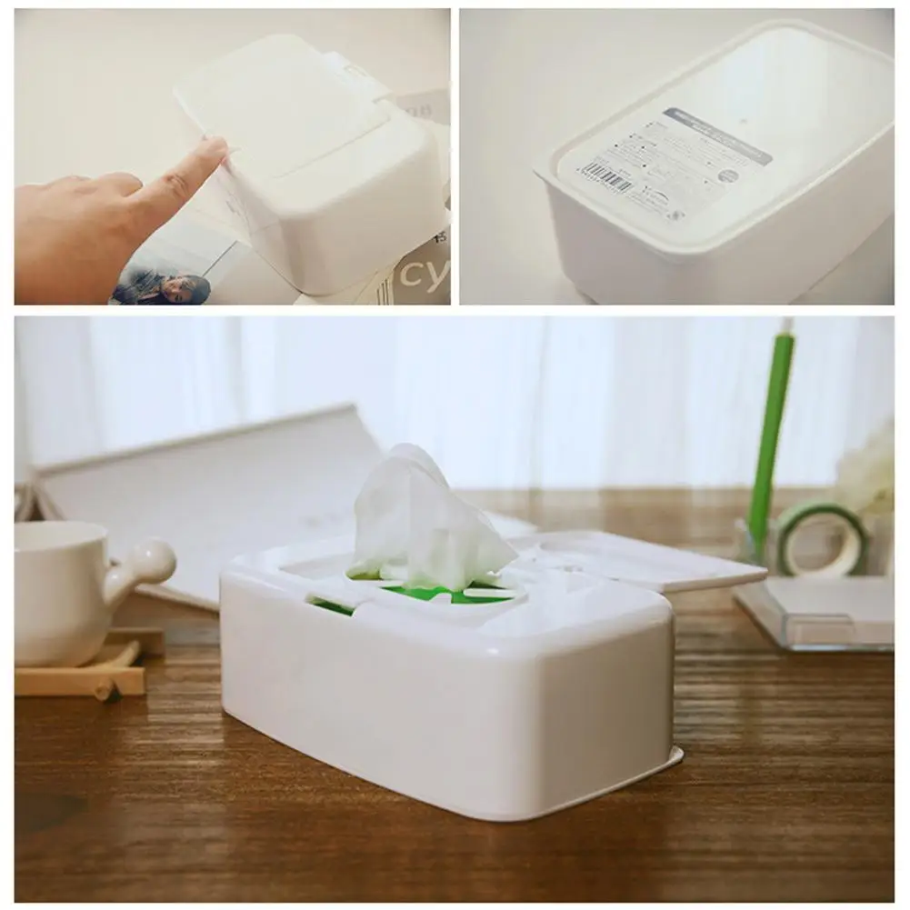 Wet Tissue Box Wipes Dispenser Portable Napkin Storage Holder Container For Car Home Office Pojemnik Na Chusteczki | Дом и сад