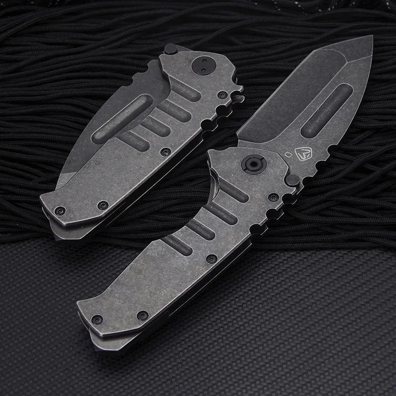 GS303 Folding Knife Stainless Steel Stone Handle Cold finish Blade Camping Hunt Kitchen Outdoor Survival EDC Tools | Инструменты