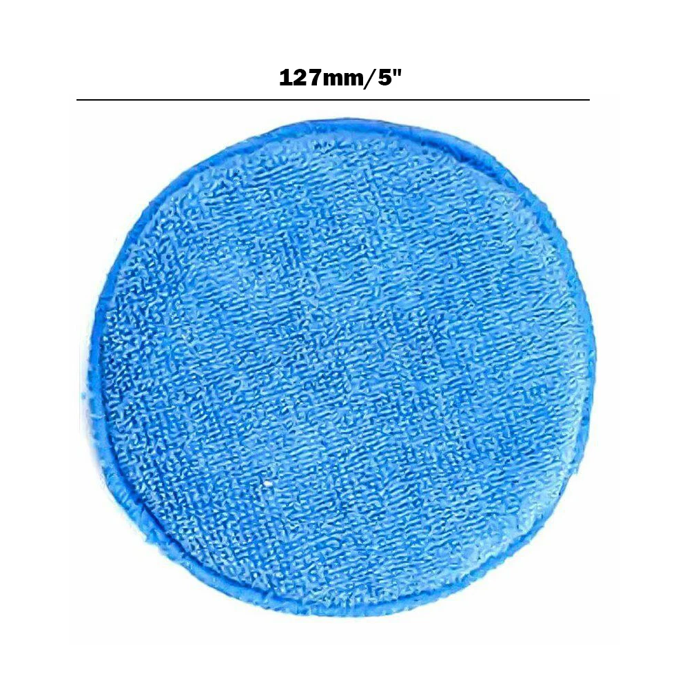 24 шт. 5 дюймов Автомобильная восковая губка синий круглый аппликатор Легкая