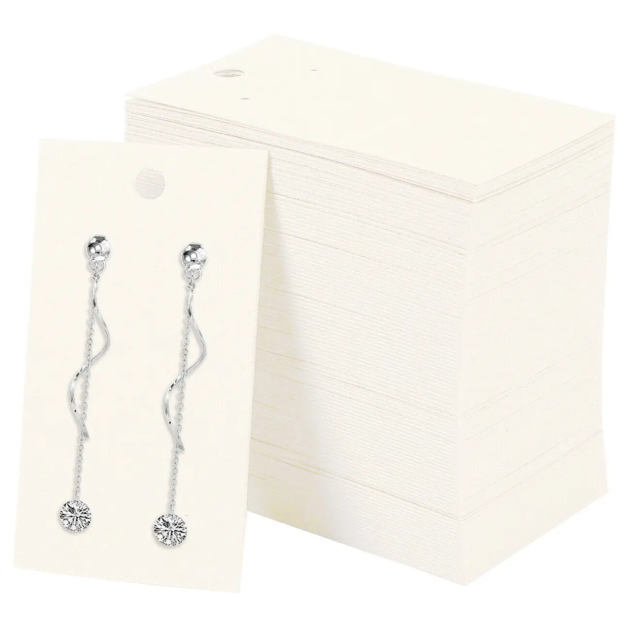 

Карточки для сережек, 220 шт., крафт-бумага, карточки для демонстрации серег, 2x3,5 дюйма