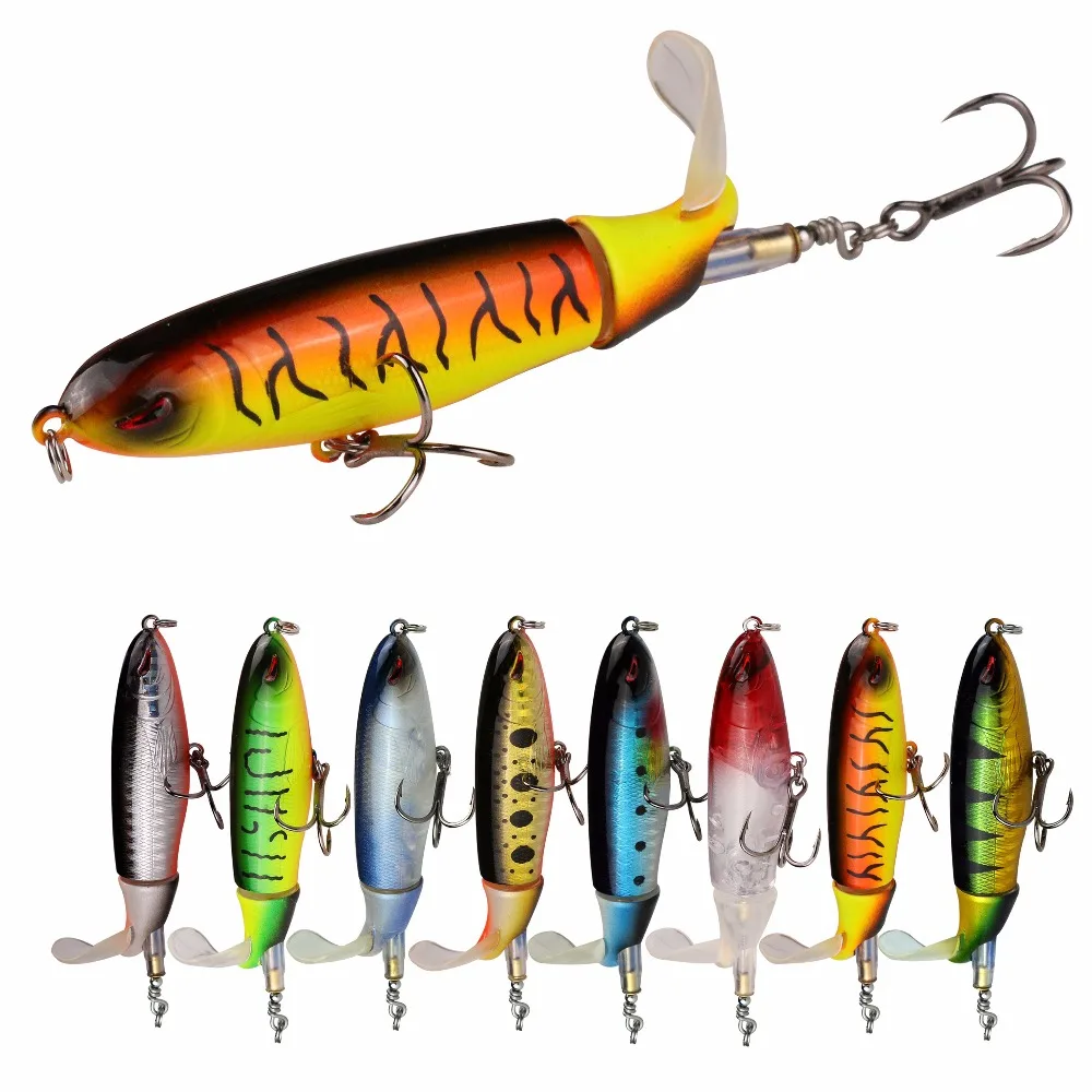 JonStar 9 см/13g/16g Whopper plopper Topwater Поппер приманка для рыбалки искусственная наживка