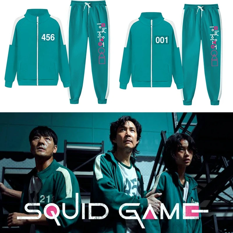

Kpop Squid Game Merch Hoodie 456 Sweatshirt 067 Jacket Cotton fleece cloth Casual Streetwear Pullovers Oversize Top