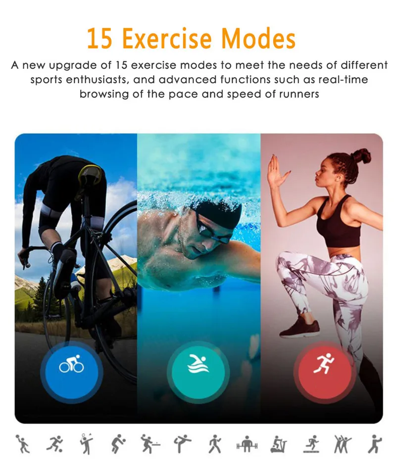 118 Plus смарт-браслет фитнес-трекер монитор сердечного ритма Браслет-трекер