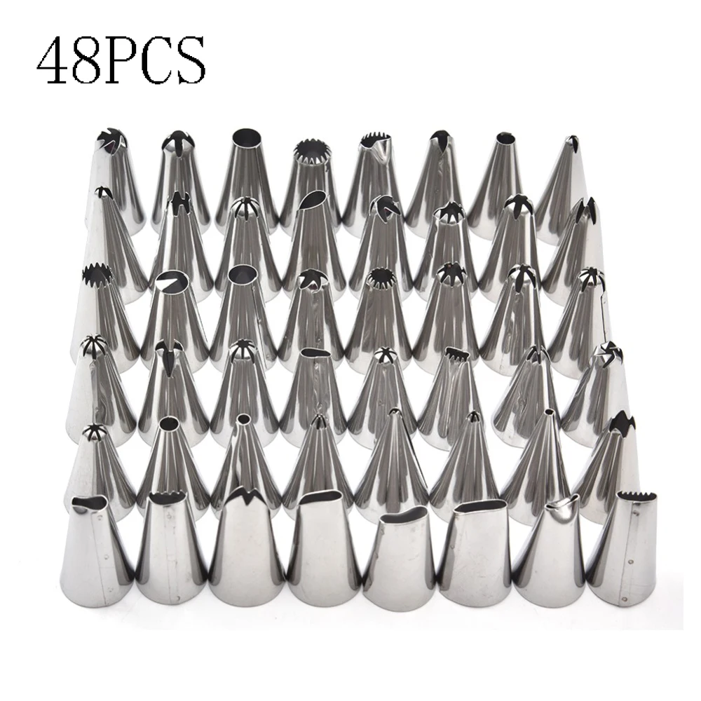 48 шт./компл. силиконовый кондитерский мешок советы для кухни DIY обледенение