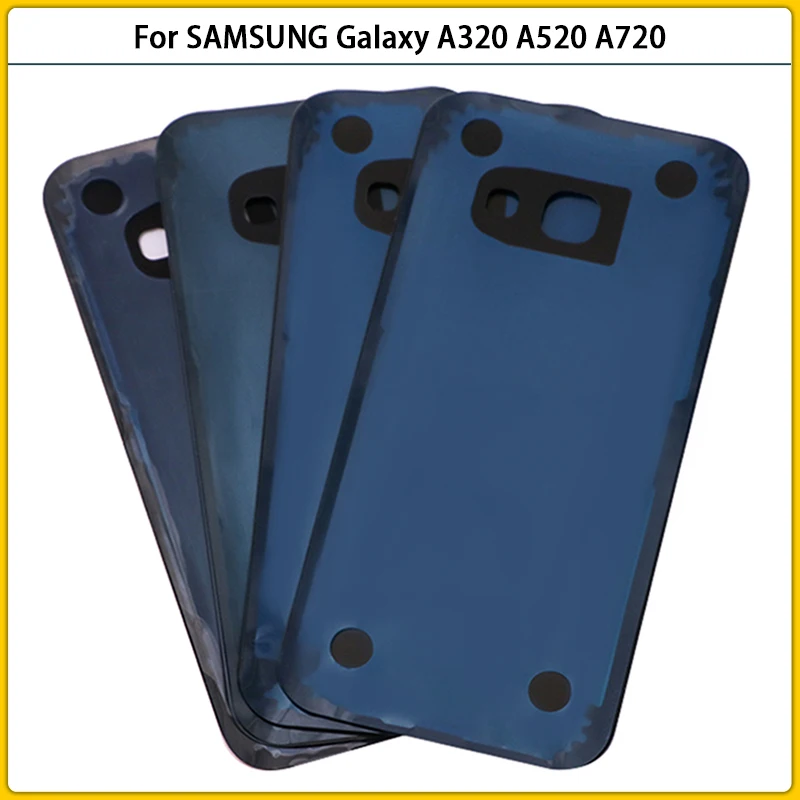 10 шт. новый задний корпус A520 для SAMSUNG Galaxy A3 A5 A7 2017 A320 A720 Стеклянная Крышка
