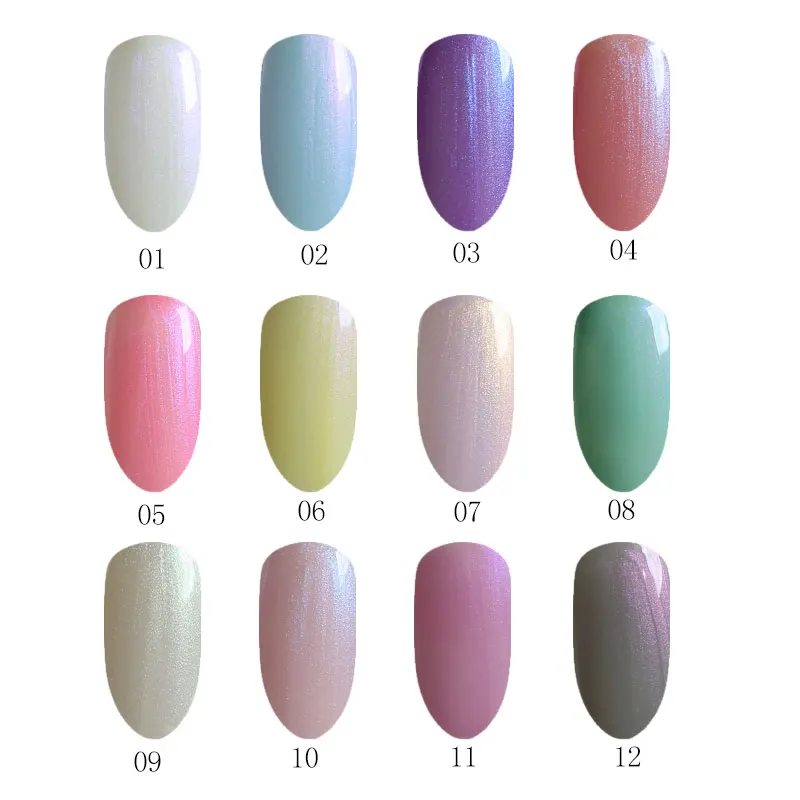 УФ гель для ногтей отмачиваемый Блестящий жемчужный Цветной Гель лак