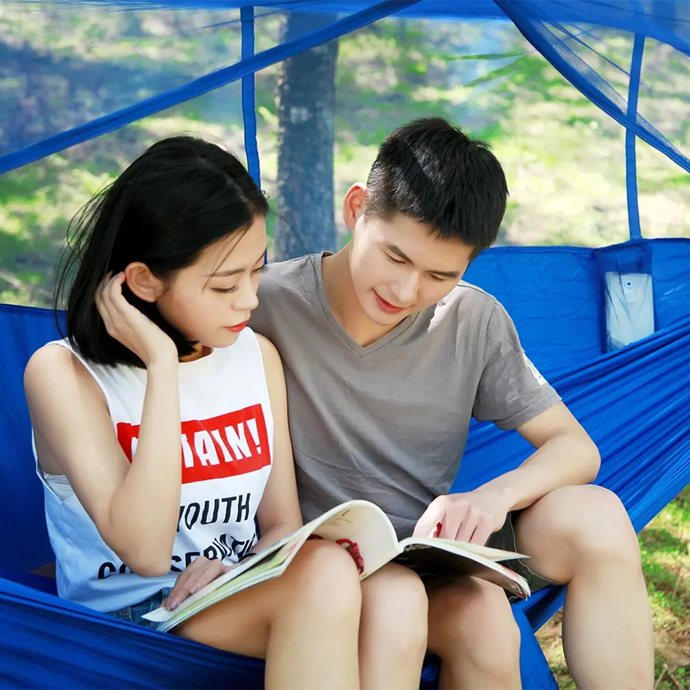Портативный Легкий Парашют тент Кемпинг москитные сетки гамаки для наружного