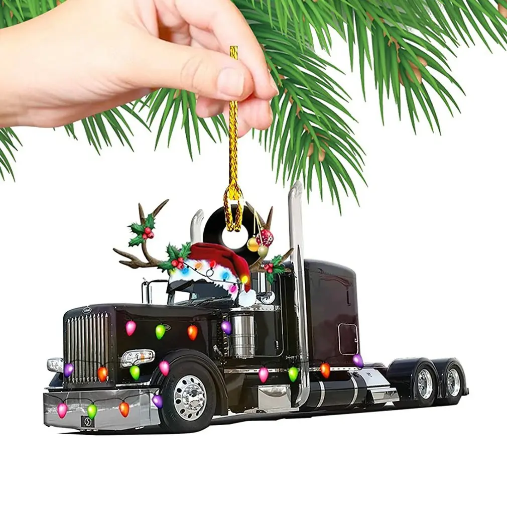 

Christmas Wooden Photo Frame Ornament New Year Christmas Tree Pendant Crafts Xmas Home Party Decoration Christmas Home Care