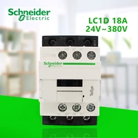 original schneider ac contactor 3p 18a ann one open one closed coil voltage 24v 36v 48v 110v 220v 380v lc1d18b7ccc e f m7c q