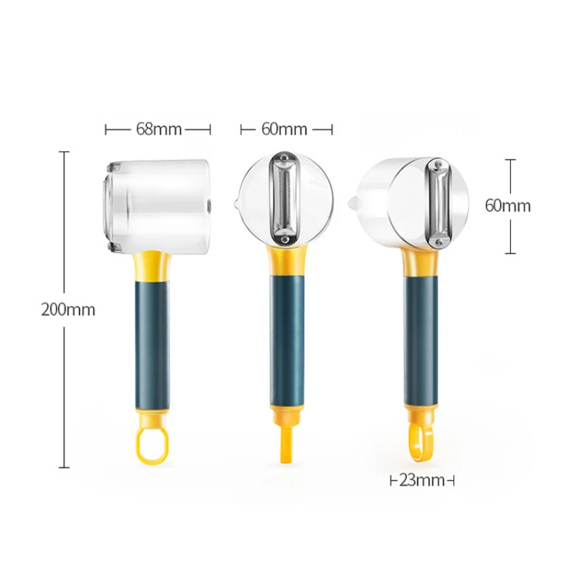 

Storable Fruit Vegetable Peeler With Non-slip Handle Manual Vegetable Slicer Carrot Potato Peeler Kitchen Accessories Gadgets