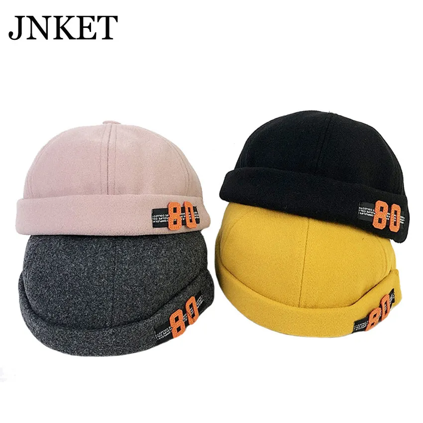 

JNKET New Men Women‘s Skullcap Sailor Cap Beanies Hat Brimless Hat Hip Hop Cap Outdoor Sport Cap Winter Hat Pumpkin Hat