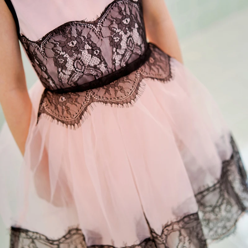 Pettigirl летнее платье принцессы для девочек с цветочным кружевом элегантная