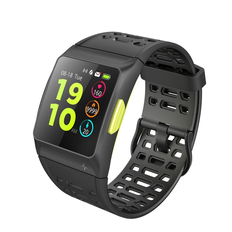 IP1 Спортивные gps часы Смарт IP67 водонепроницаемый цветной экран мультиспортивные