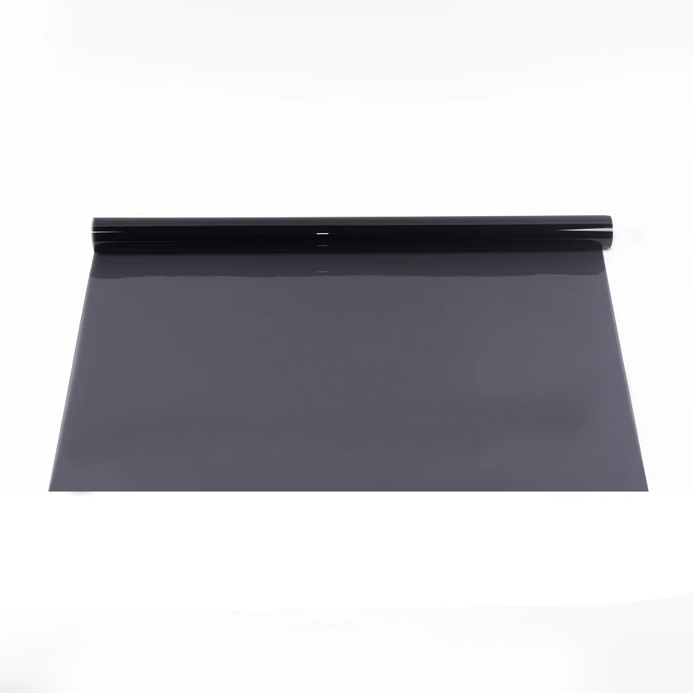 Пленка для окна лодки автомобиля УФ анти-выцветание Дома Офиса черное стекло VLT