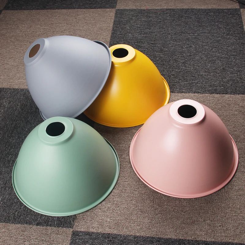 

ModernPendant light Nordic Macaron color lighting Iron LED E27 Industrial decoration creative bar restaurant bedroom singlehead