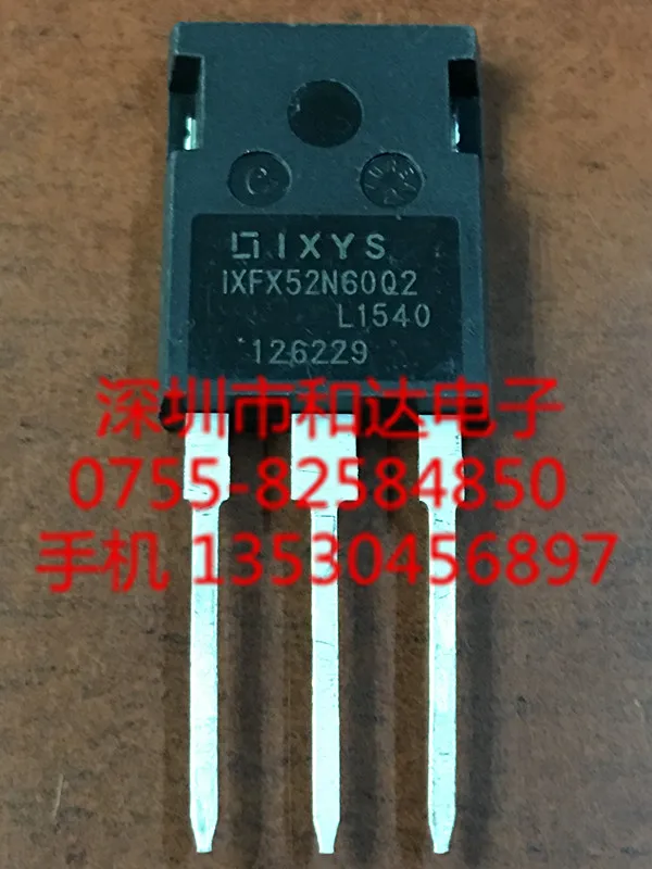 

5 шт. IXFX52N60Q2 TO-247 600V 52A