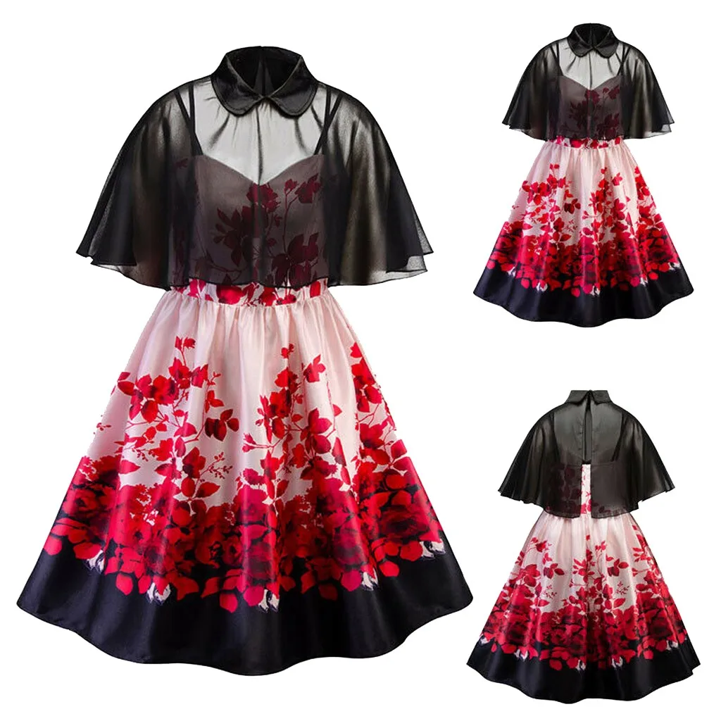 Женское винтажное платье большого размера коктейльное бальное для выпускного