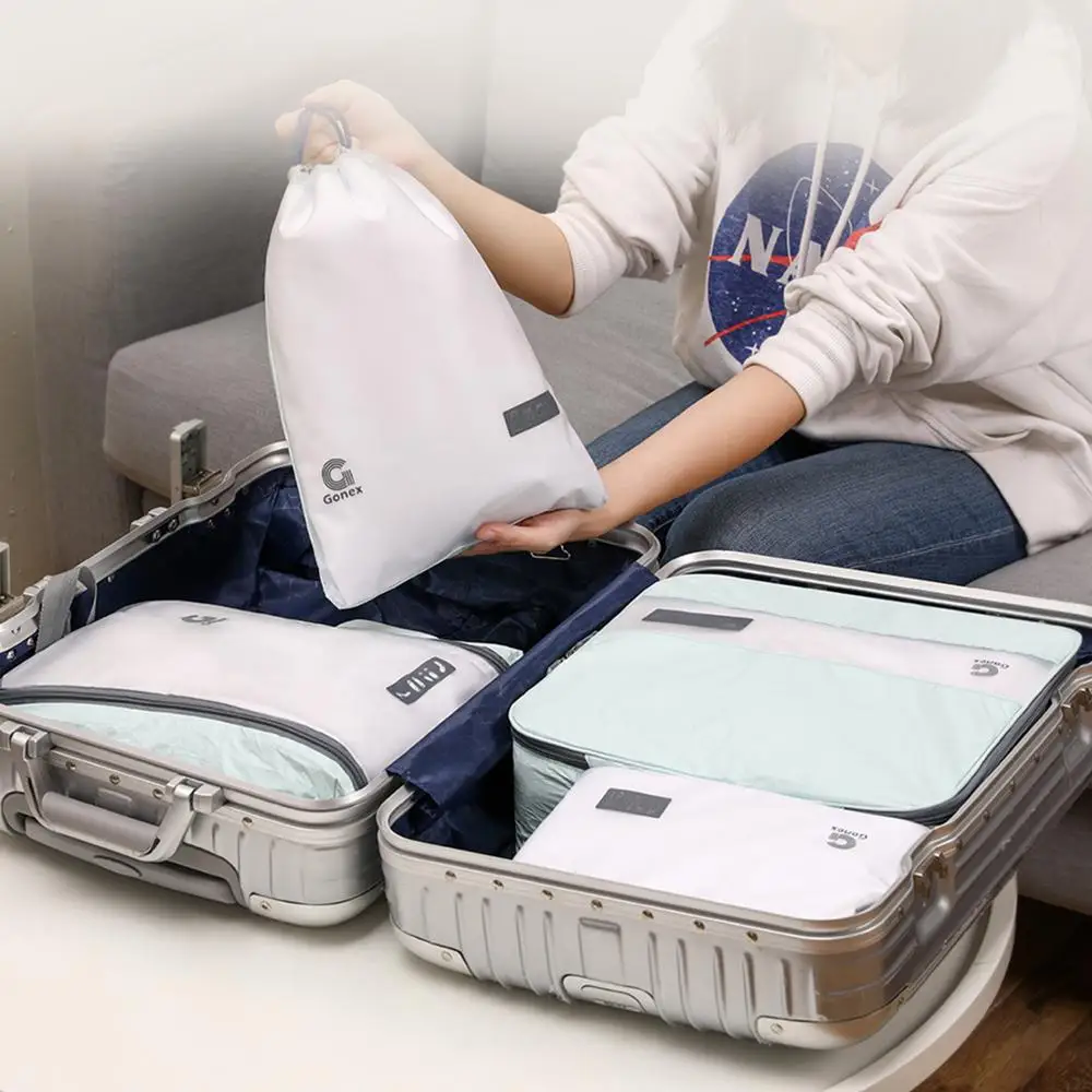 Gonex 4 шт. дорожная упаковка Набор для хранения сумки путешествия Чемодан