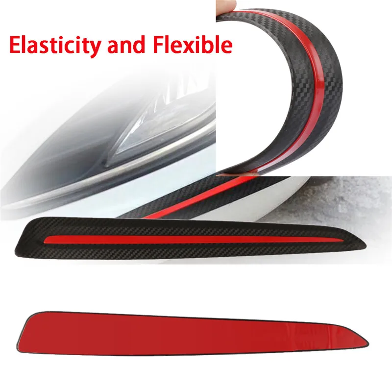 2 шт. Автомобильная передняя/Задняя кромка угловая Защита от царапин сильная