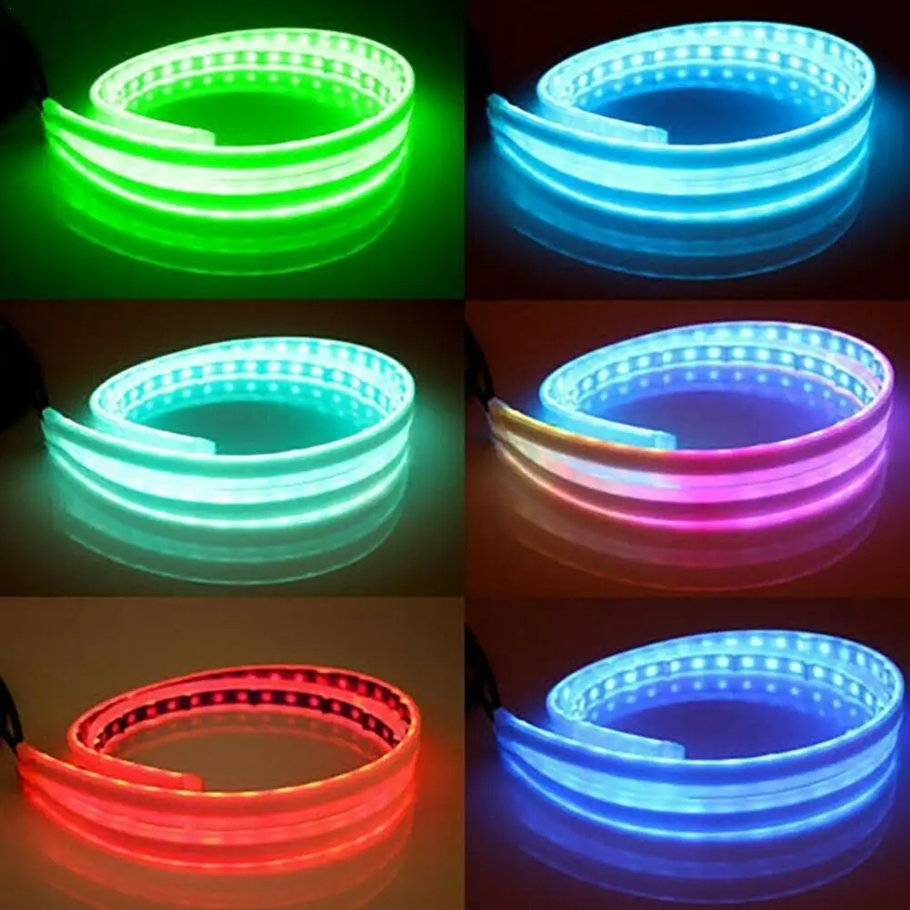

New car eyebrow light RGB streamer light led marquee light running mobile daytime light Exterior strip Accessories B1N2