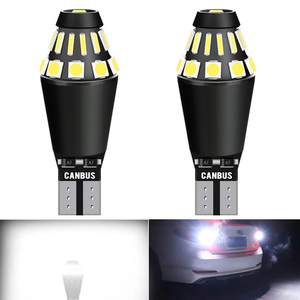 

Суперъяркая Светодиодная лампа T15 W16W T16, 8 Вт, 912 лм, Canbus, без ошибок, 921, 6000, автомобильная лампа 12 В, k в упаковке