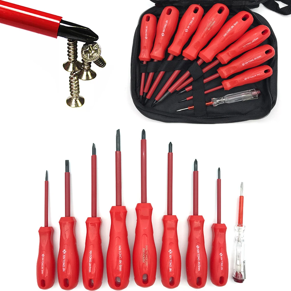 

9 шт., Магнитная отвертка, 1000 в