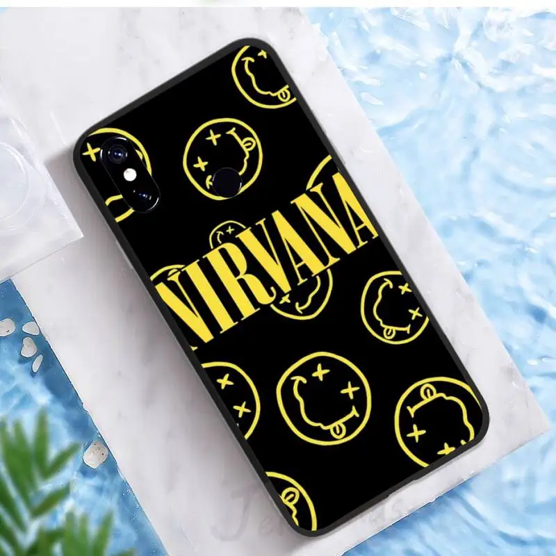 

famous Rock Nirvana Kurt singer Phone Case For Xiaomi Redmi note 7 8 9 t k30 max3 9 s 10 pro lite