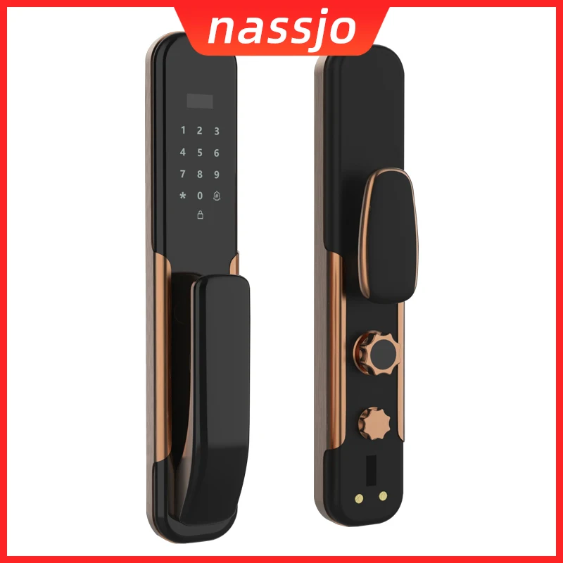 Nassjo 2021 Stock Promotion High Security Electronic Fingerprint Door Lock Smart with | Безопасность и защита