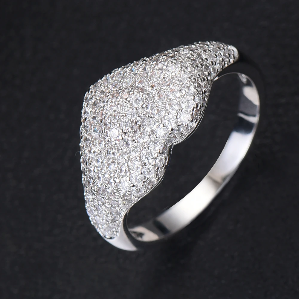 LARRAURI 2019 Bridal Wedding Rings Engagement charms original Brand Fingers For Women Anniversary Party Accessories | Украшения и