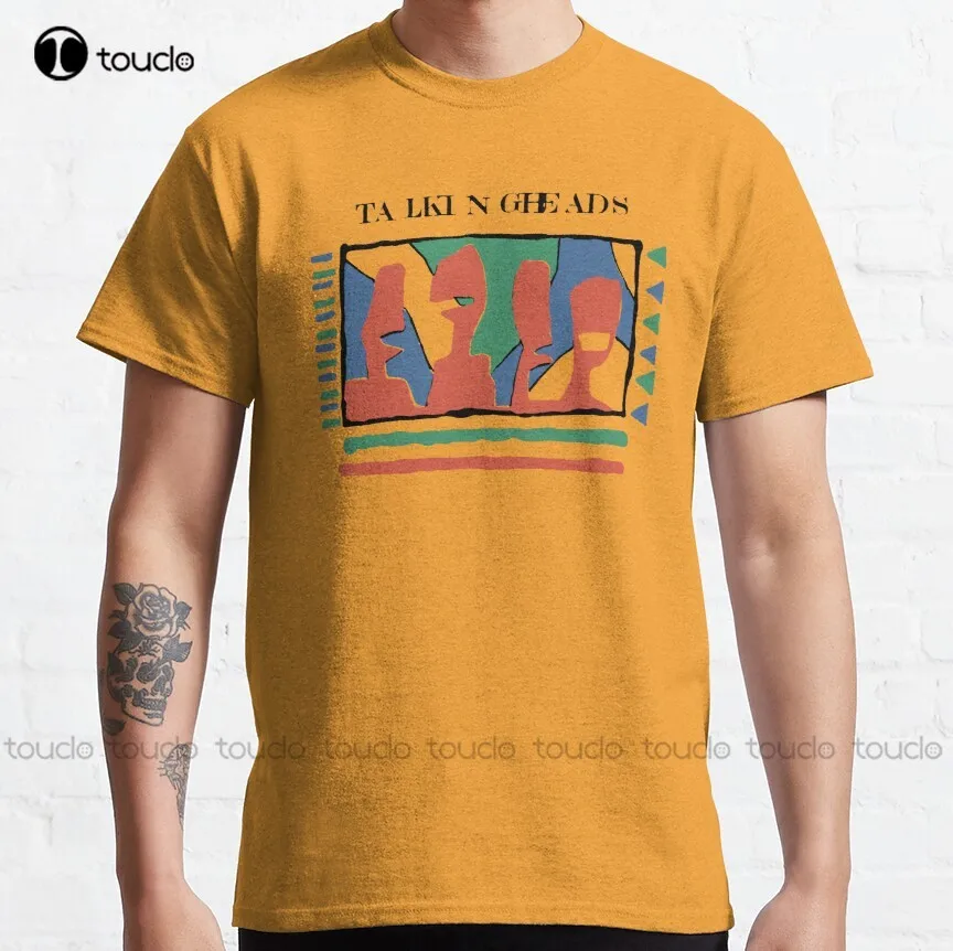 

Talking Heads Yellow Tee T-Shirt Classic T-Shirt mens tall t shirts Custom aldult Teen unisex digital printing xs-5xl cotton