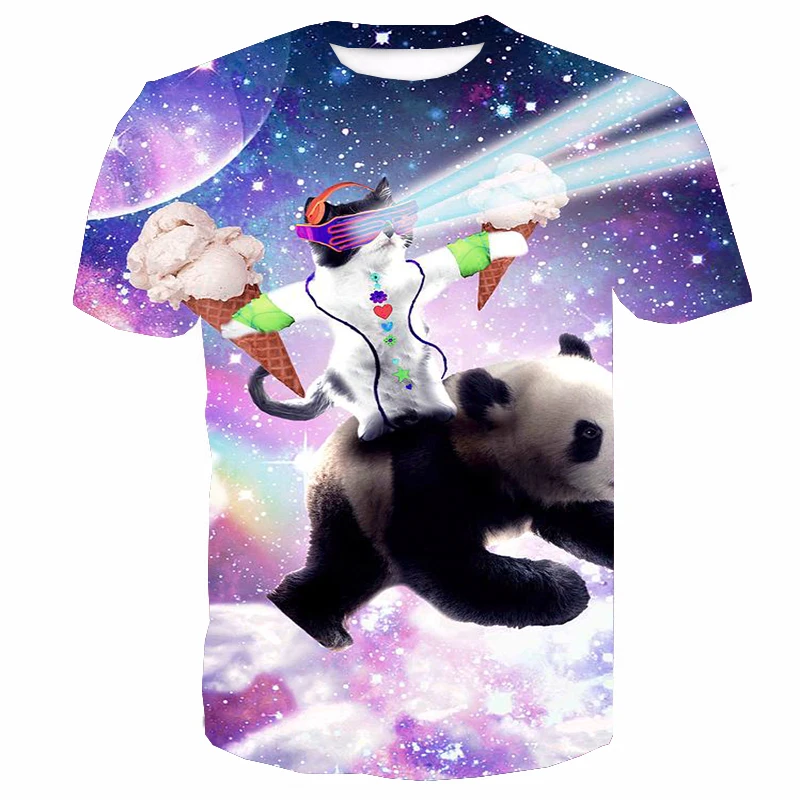 Необычные футболки UNEY в стиле унисекс с 3d графическим принтом летние