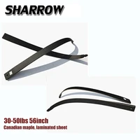 archery recurve bow limbs 30 50lbs take down detachable diy high quality long bow american hunting bow and arrow accessories