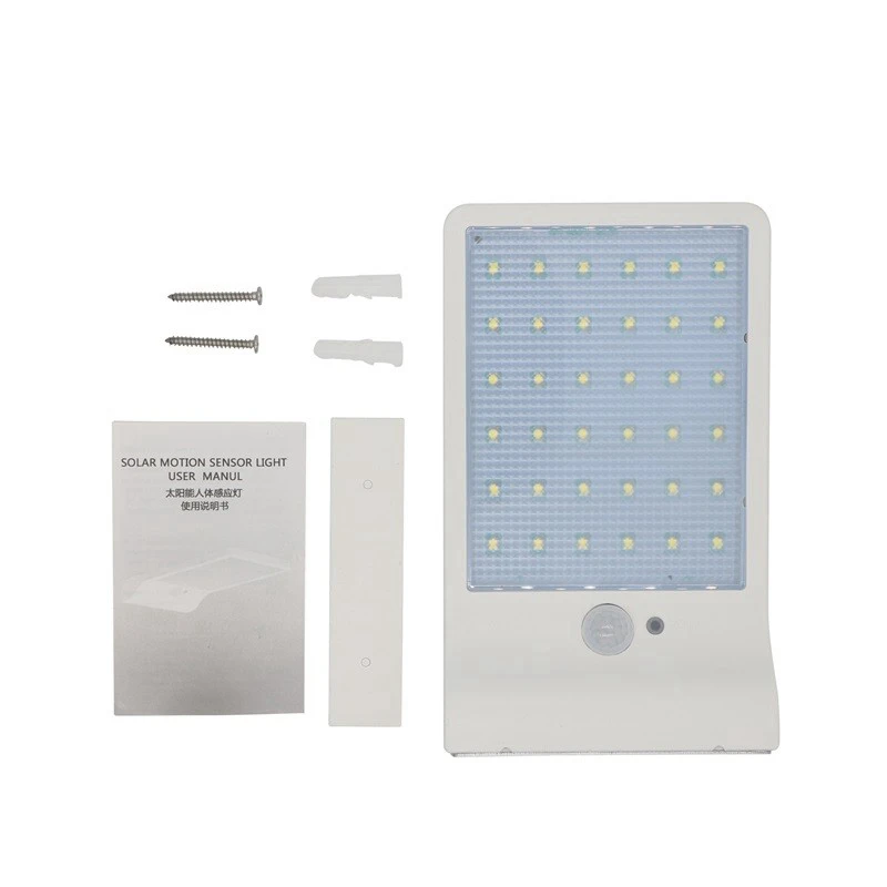 SZYOUMY черный белый корпус Солнечный желоб настенные бра с алюминиевым полюсом