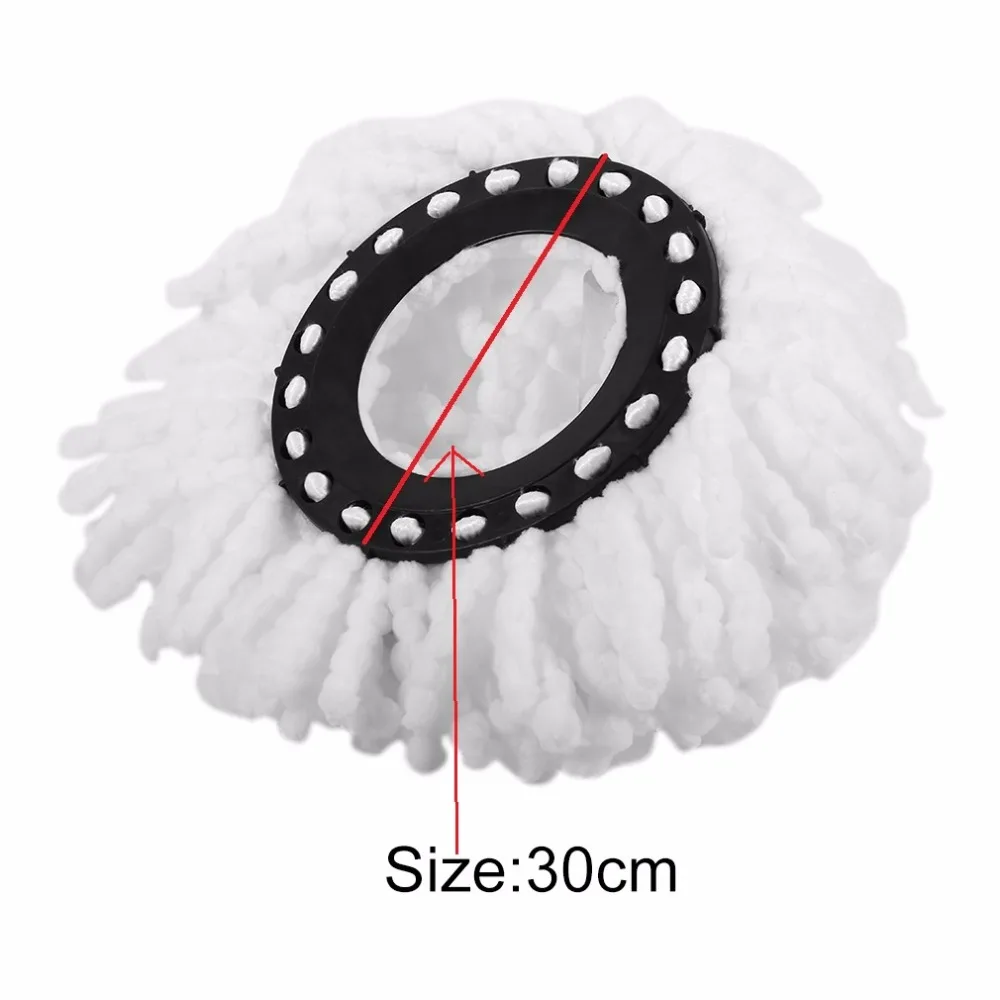 Household Microfiber Floor Mop Head Magic Replacement Automatic 360 Spin Cleaning Pad Home Clean Tools Drop Shipping | Дом и сад