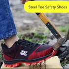 Защитные ботинки унисекс со стальным носком, Рабочая обувь для улицы, защита от ударов, защита от пирсинга, для мужчин и женщин