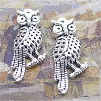 owl animal vintage charm pendants jewelry making finding diy bracelet necklace earring accessories handmade 5pcs