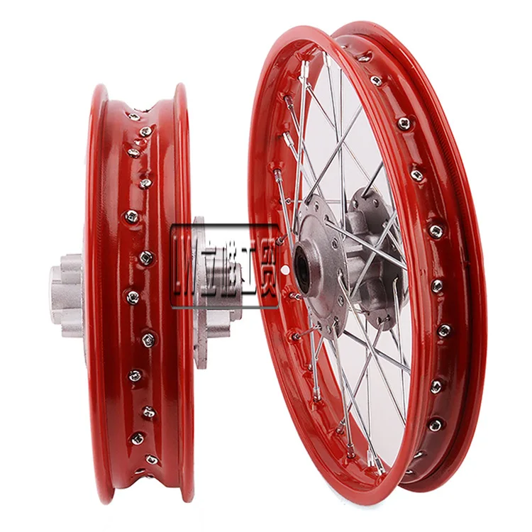 

1.40x14 inch Front 1.85x12 inch Rear aluminium Wheel Rim with CNC Hub For 125/110/140/150cc Motorbikes Off Road Dirt bikes